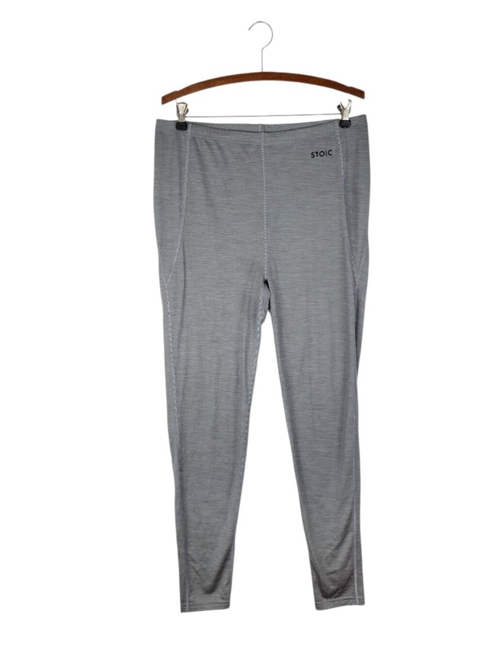 Stoic Wool Blend Base Layer Pants Gray Warm Athletic Womens XL